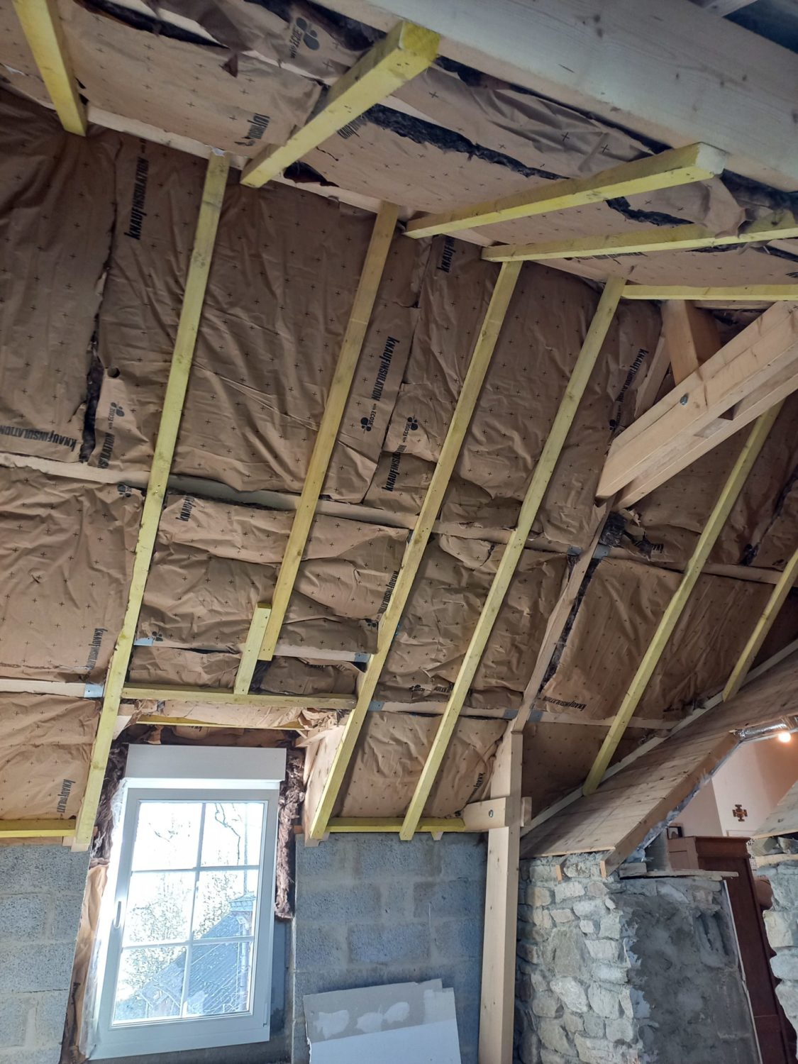 Lire la suite à propos de l’article Doublage des murs : isolation en laine de verre